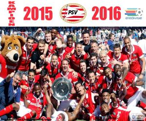 yapboz PSV Eindhoven, şampiyon 2015-2016